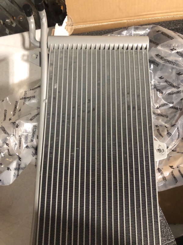 Photo 3 of Mishimoto MMTC-RAM-94SL Transmission Cooler Compatible With Dodge Ram Cummins 5.9L 1994-2002 Silver