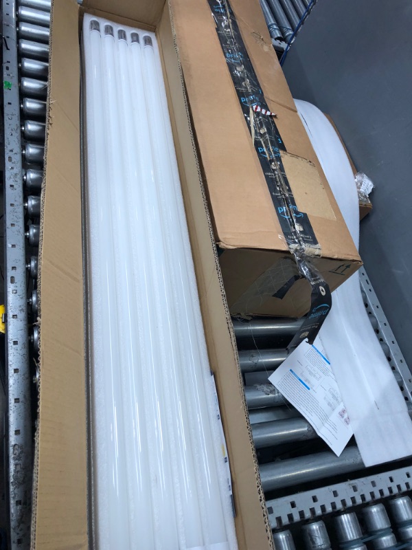 Photo 2 of 20 Pack 4FT LED T8 Hybrid Type A+B Light Tube, 18W, Plug & Play or Ballast Bypass, Single-Ended OR Double-Ended, 5000K, 2400lm, Frosted Cover, T8 T10 T12 for G13, , 120-277V, UL Listed 4 Ft | 5000k