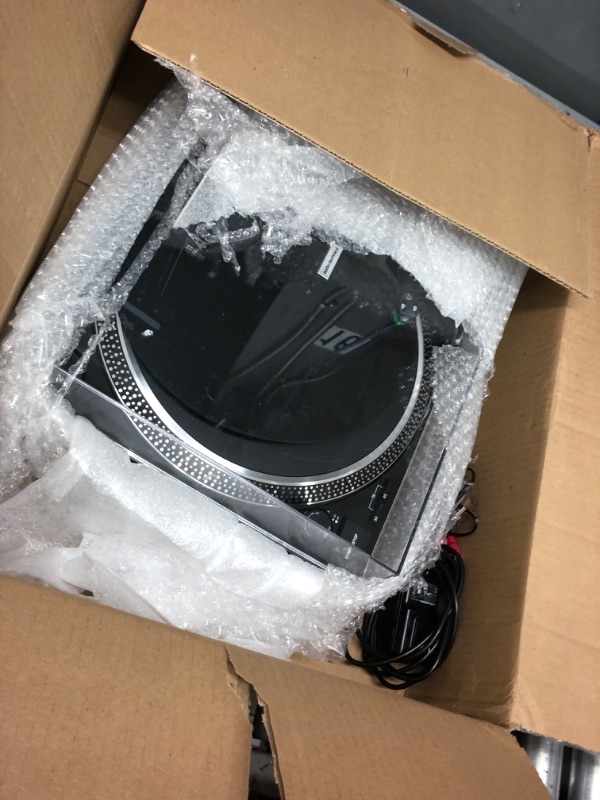 Photo 2 of Audio-Technica AT-LP120XUSB-BK Direct-Drive Turntable (Analog & USB), Fully Manual, Hi-Fi, 3 Speed, Convert Vinyl to Digital, Anti-Skate and Variable Pitch Control Black