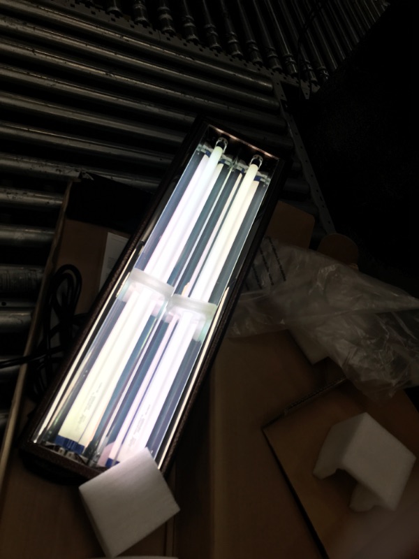 Photo 1 of AgroBrite FLT44240 T5 4Ft 4 Tube 240V Fixture w/Bulbs