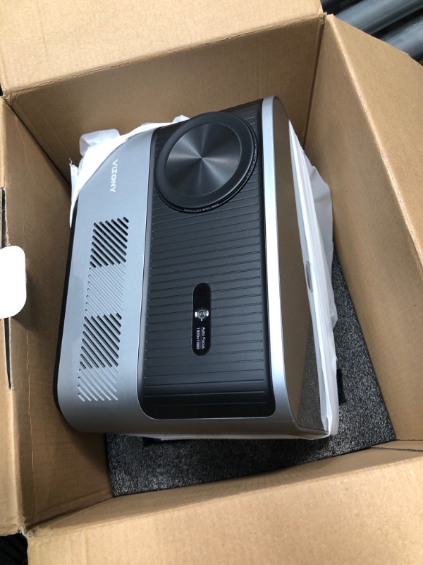 Photo 1 of VIZONY FHD 1080P Projector 4K Support, 800ANSI 5G WiFi Bluetooth Projector, Outdoor Projector with Full-Sealed Engine/Electric Focus/4P4D/PPT/Zoom, Home Movie Projector Compatible w/iOS/Android/PC/TV