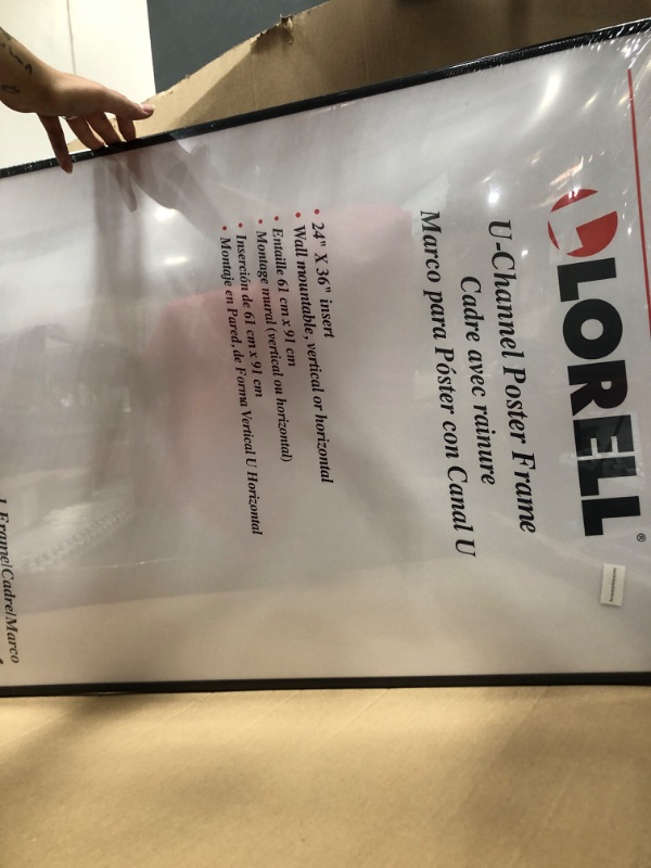 Photo 1 of Lorell Stylish Poster Frame, 24" x 36" (49214)