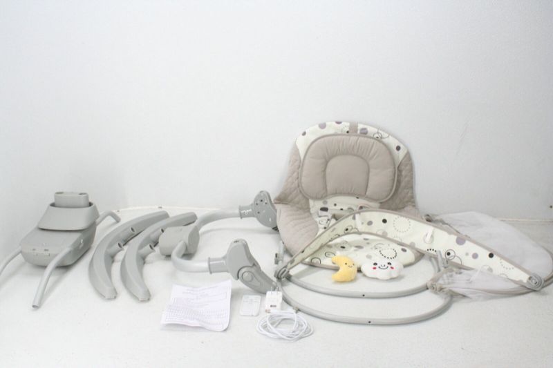 Photo 1 of  kmaier BY066 Electric Baby Swing w Remote 2 Toys 3 Speeds 8 Lullabies

