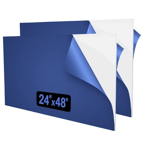 Photo 1 of (2 Pack) 24" x 48" White Acrylic Sheets, 1/8" Thick (3mm) Plexiglass Reflective Large Rectangular Panels for Crafts, Display Cases, Plexi Glass...
