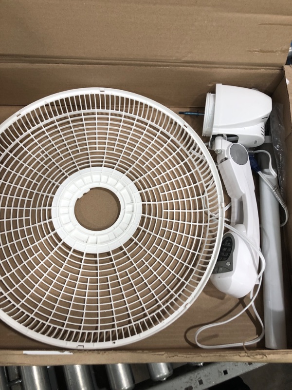 Photo 2 of Lasko 1885 18" Cyclone Pedestal Fan with Remote Control, 18 inches White