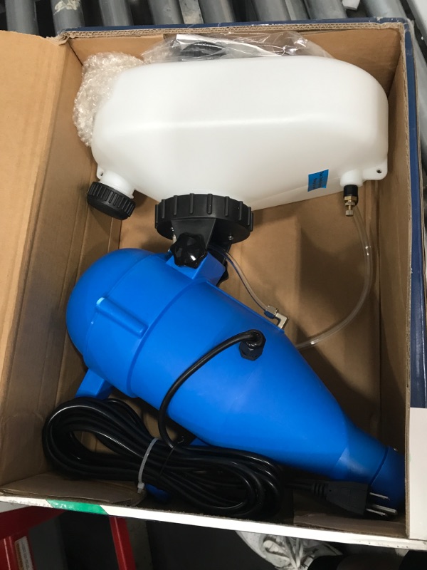 Photo 2 of 4.5L (1.2 Gallon) Electric ULV Portable Fogger Sprayer Machine Atomizer Mist Cold Fogger Machine Spraying Distance 30ft for Home,Hotel,Church,School,Yard