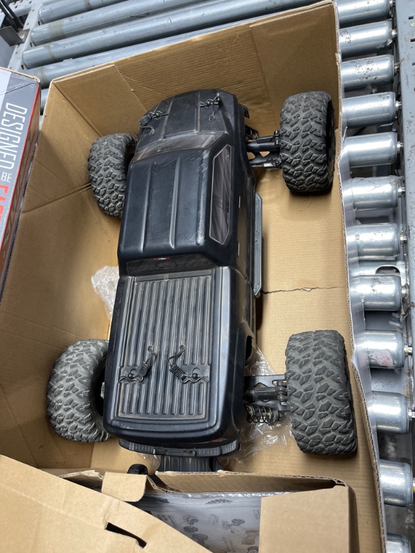 Photo 2 of ARRMA 1/10 Big Rock 4X4 V3 3S BLX Brushless Monster RC Truck RTR (Transmitter and Receiver Included, Batteries and Charger Required), Black, ARA4312V3