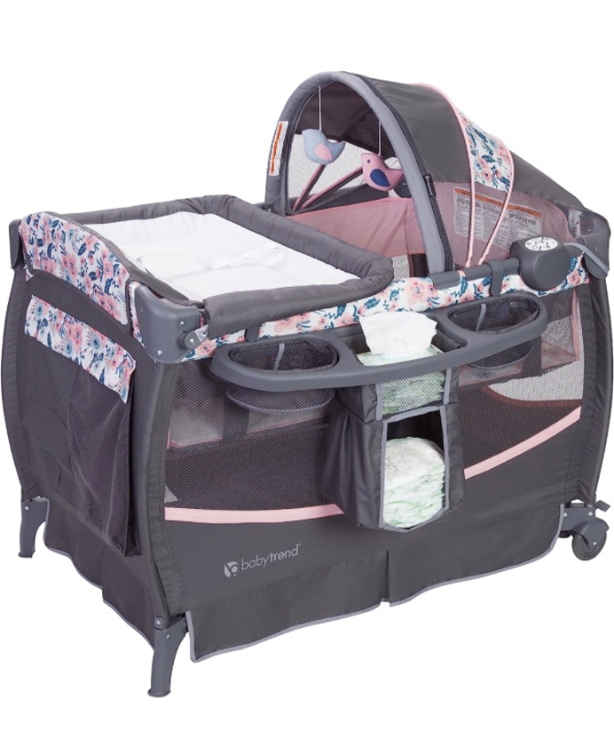 Photo 1 of Baby Trend Deluxe II Nursery Center, Bluebell , 41x47x22 Inch (Pack of 1)