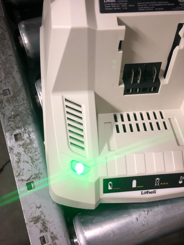 Photo 1 of Litheli 40V 13" Cordless String Trimmer & Wheeled Edger - Battery Powered, Automatic Line Feed, Includes 2.0Ah Battery and Charger - Perfect for Grass Trimming/Edging and Lawn Care U1GT17002