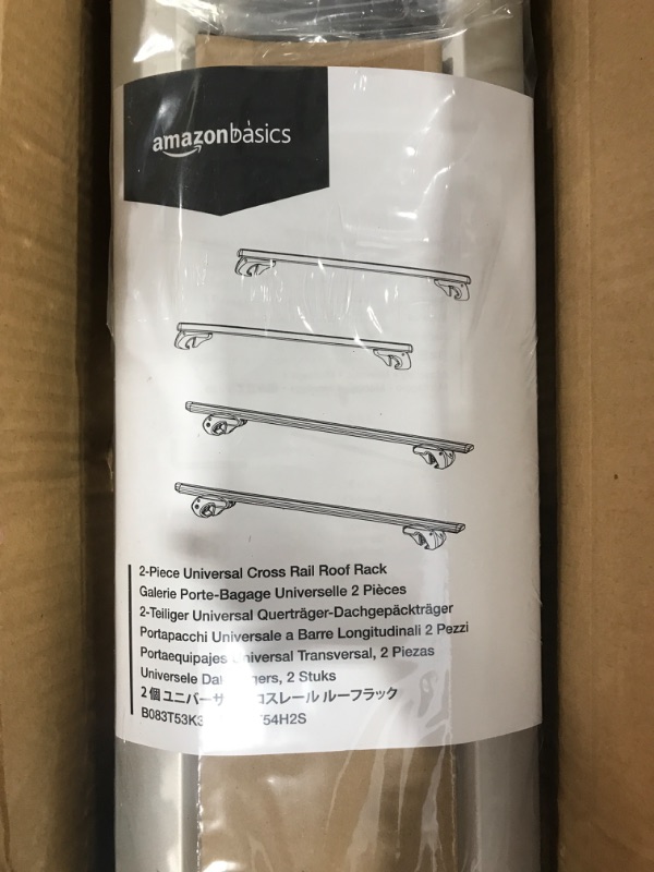 Photo 1 of Amazon Basics Cross Rail Roof Rack - 52 inches (Pack of 2)