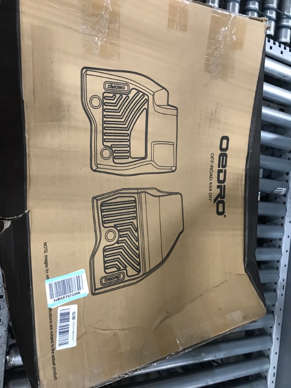 Photo 1 of OEDRO Floor Mats Compatible for 2015-2019 Ford Explorer Without 2nd Row Center Console, Unique Black 