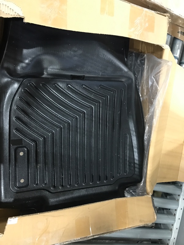 Photo 3 of OEDRO Floor Mats Compatible for 2015-2019 Ford Explorer Without 2nd Row Center Console, Unique Black 