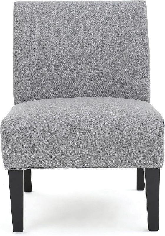 Photo 1 of **TOP RIGHT CORNER ON BACK REST IS DENTED INWARD, SEE PHOTO***
Christopher Knight Home Kendal Grey Fabric Accent Chair
