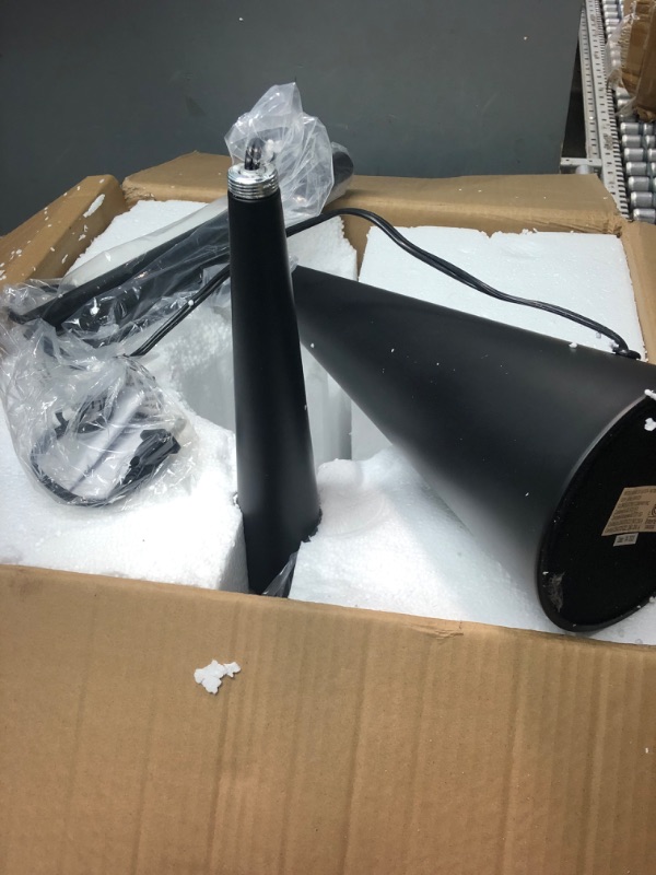 Photo 2 of [FOR PARTS]
Globe Electric 67224 70" Floor Lamp, Matte Black, White Fabric Shade, Socket Rotary Switch, Floor Lamp for Bedroom, Floor Lamp 