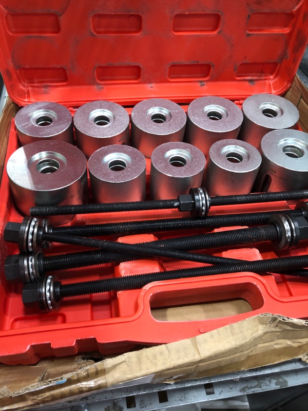 Photo 2 of 
WINTOOLS 27 Pcs Universal Press & Pull Sleeve Kit Bush Bearing Removal Insertion Tool Set