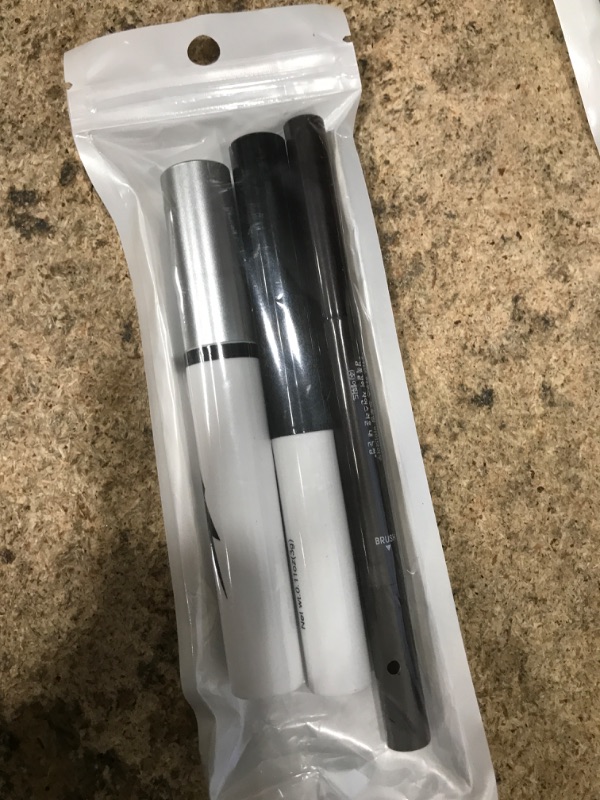 Photo 1 of 3 Different Mascara, With Drawing Eyebrow Pencill,Waterproof Smudge-Proof, All Day Exquisitely Long,Natural Looking Brows (Brown/Black)