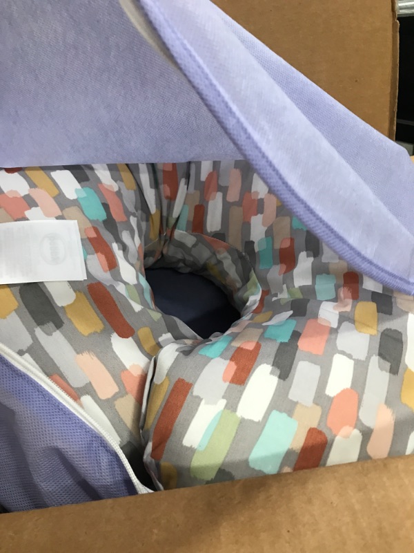 Photo 1 of Boppy Nursing Pillow and Positioner—Luxe | Gray Watercolor Brushstrokes Pennydot | Breastfeeding, Bottle Feeding and Baby Support | With Removable Cover in Premium Fabric | Awake-Time Support Gray Watercolor Brushstroke Textured