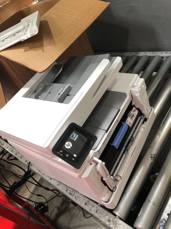 Photo 2 of USED ITEM, NEEDS REPAIR
HP Color LaserJet Pro M283fdw Wireless All-in-One Laser Printer, Remote Mobile Print, Scan & Copy, Duplex Printing, Works with Alexa (7KW75A)