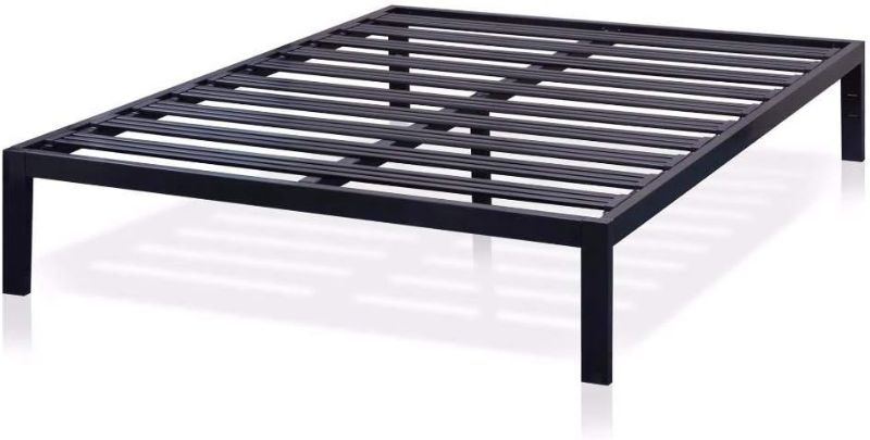 Photo 1 of 
Mellow Rocky Base Platform Bed Heavy Duty Steel Black, w/ Patented Wide Steel Slats (No Box Spring Needed) 