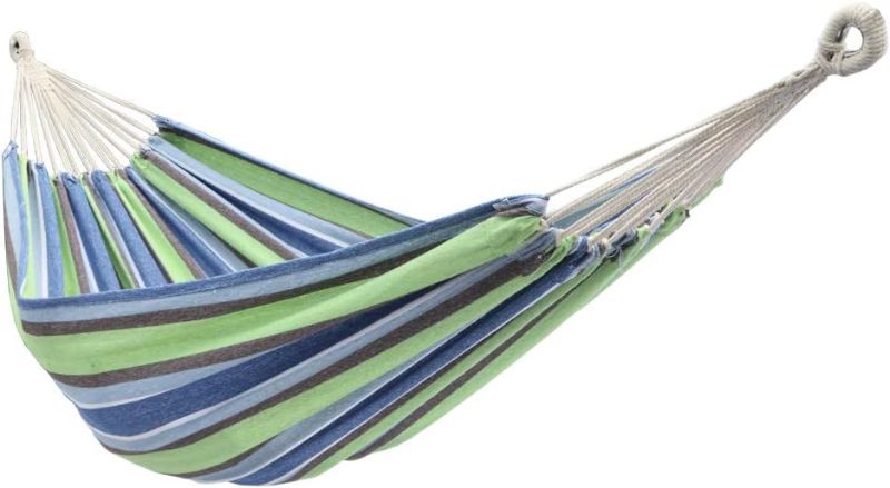 Photo 1 of ***NONFUNCTIONAL - SEE NOTES***
Amazon Basics Double Hammock with 9-Foot Space Saving Steel Stand and Carrying Case