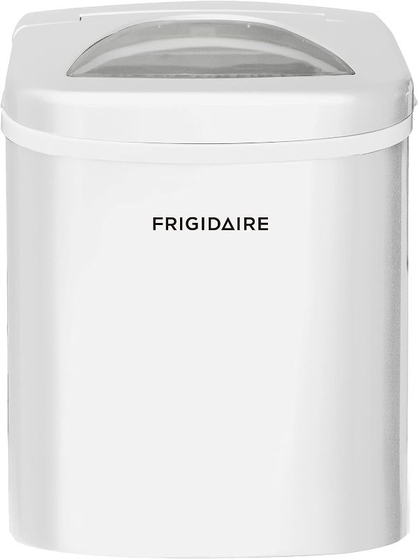 Photo 1 of Frigidaire Portable Countertop EFIC108-WHITE Maker, Freestanding, 26LB ice per Day, WHITE
