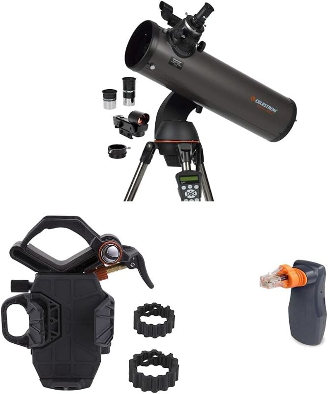 Photo 1 of Celestron - NexStar 130SLT Computerized Telescope - Compact and Portable - Newtonian Reflector Optical Design - SkyAlign Technology - Computerized Hand Control - 130mm Aperture 130 SLT Newtonian Single