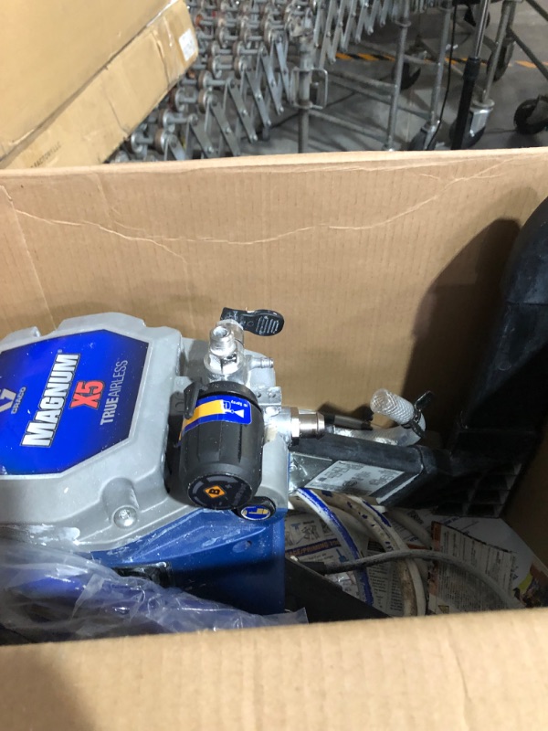 Photo 3 of [READ NOTES]
Graco Magnum 262800 X5 Stand Airless Paint Sprayer, Blue Magnum X5 Airless Paint Sprayer