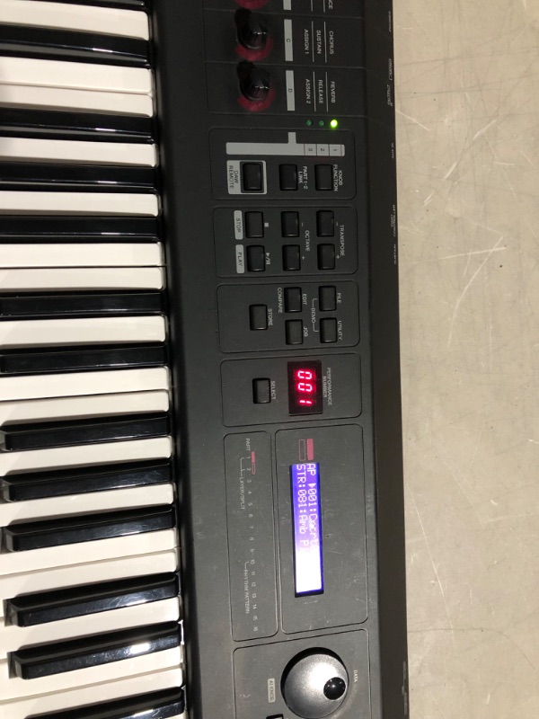 Photo 1 of ***SCUFFED AND DIRTY - SEE PICTURES - POWERS ON***
Yamaha MX49 Music Production Synthesizer, Black Black 49-Key MX