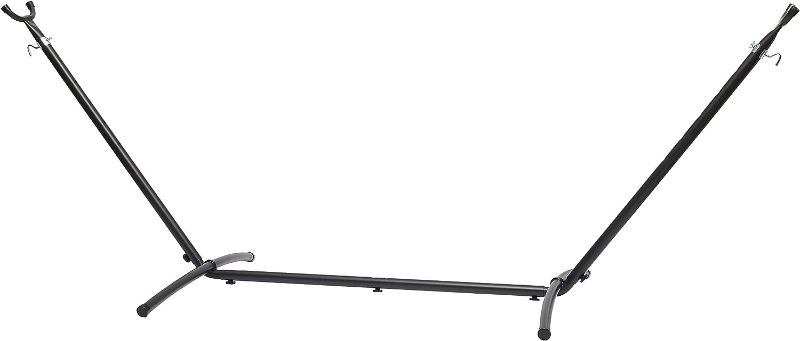 Photo 1 of 
Amazon Basics Heavy-Duty Hammock Stand, Includes Portable Carrying Case, 9-Foot, Black
Style:9-Foot