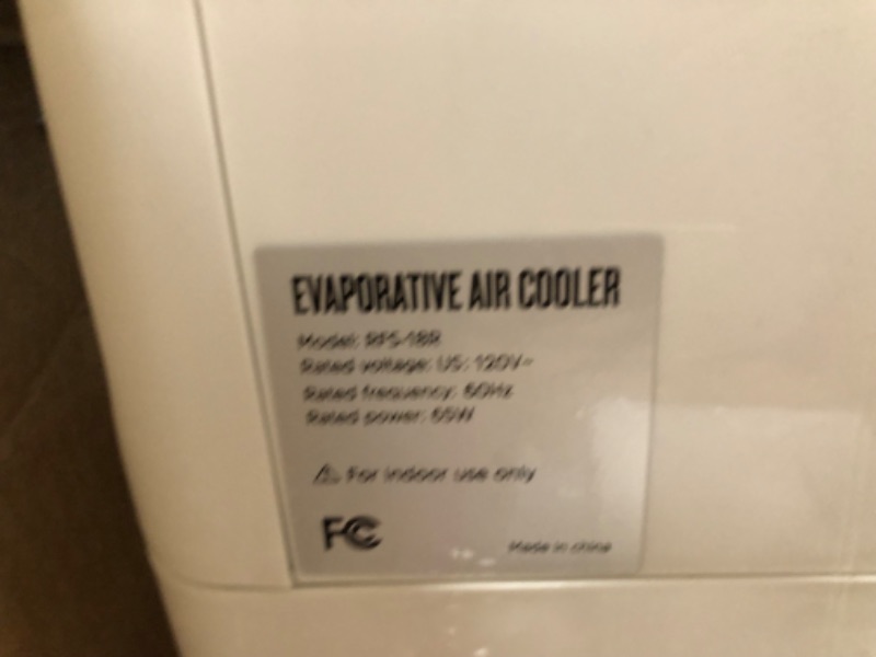 Photo 6 of Air Choice 3-in-1 Evaporative Air Cooler, 1300CFM Swamp Cooler with 12H Timer, Remote Control, 4 Ice Packs & 5.3 Gal Water Tank, Humidifying, 3 Wind...
