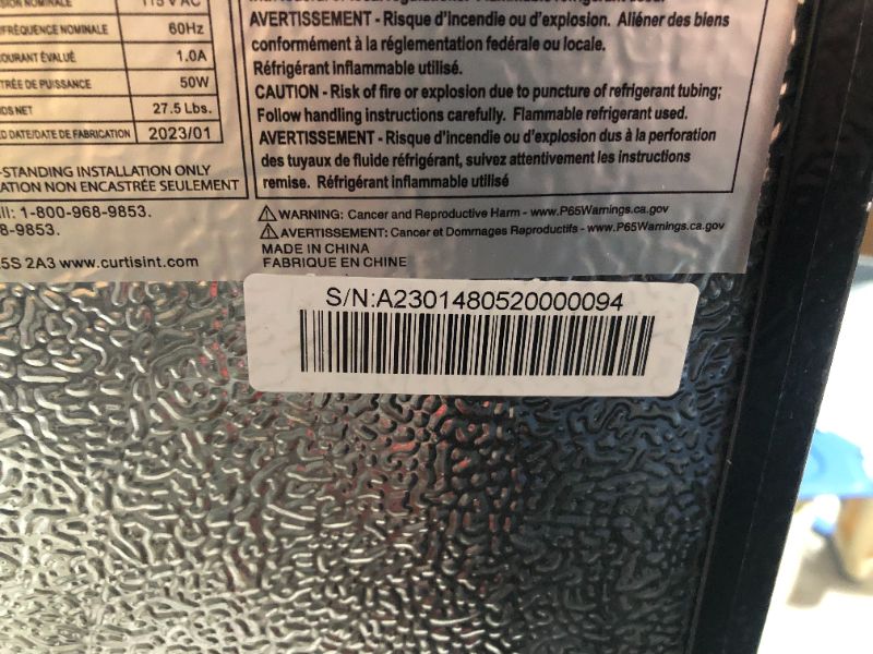 Photo 1 of * powers on but does not cool * sold for parts * repair *
Frigidaire EFR182 1.6 Cu ft Stainless Steel Mini fridge. Perfect for Home or The Office. Platinum Series