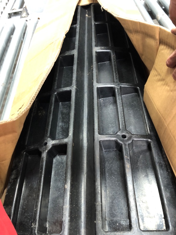 Photo 2 of VEVOR Rubber Curb Ramp, 6" Rise Height Sidewalk Curb Ramp, 5T Heavy Duty Driveway Curb Ramp,11.8" Width 23.5" Length Threshold Ramp for Forklifts, Trucks, Buses, Cars, Wheelchairs, Bikes