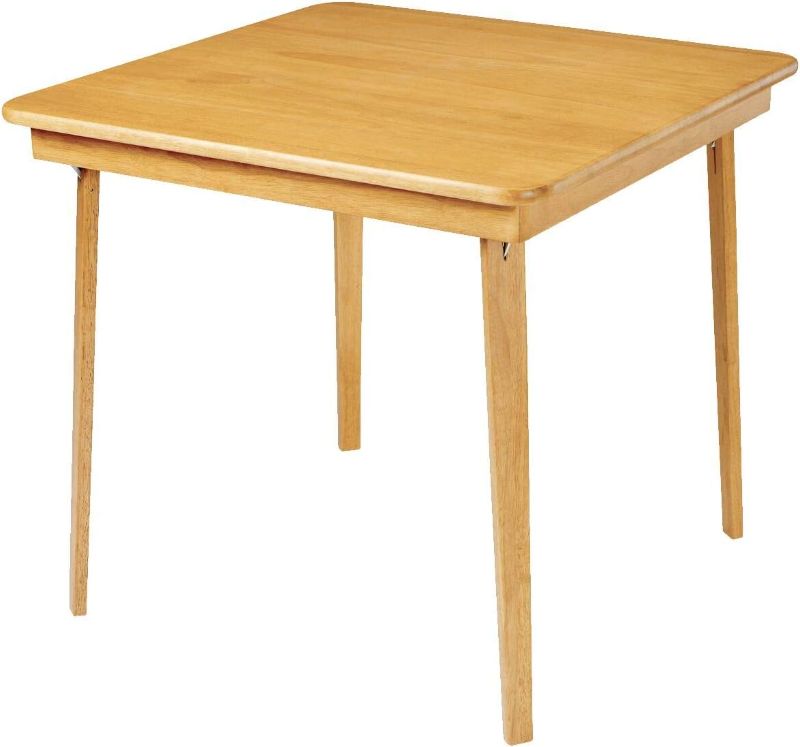 Photo 1 of [READ NOTES]
Meco STAKMORE Straight Edge Folding Card Table Oak Finish