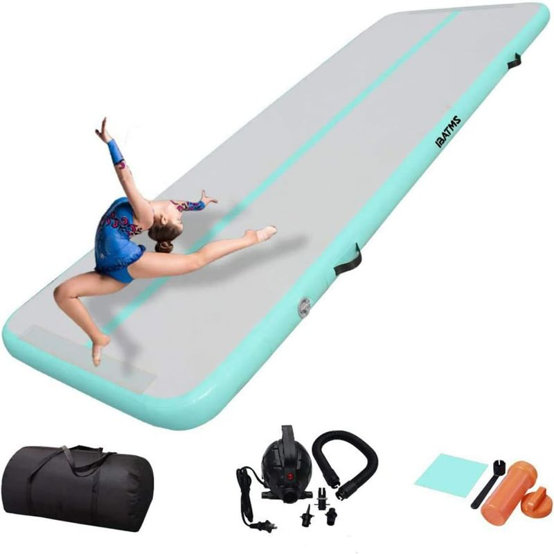 Photo 1 of ***AIR PUMP NOT INCLUDED - SEE NOTES***
IBATMS Inflatable Gymnastics Air Mat With Carrying Case and Repair Kit