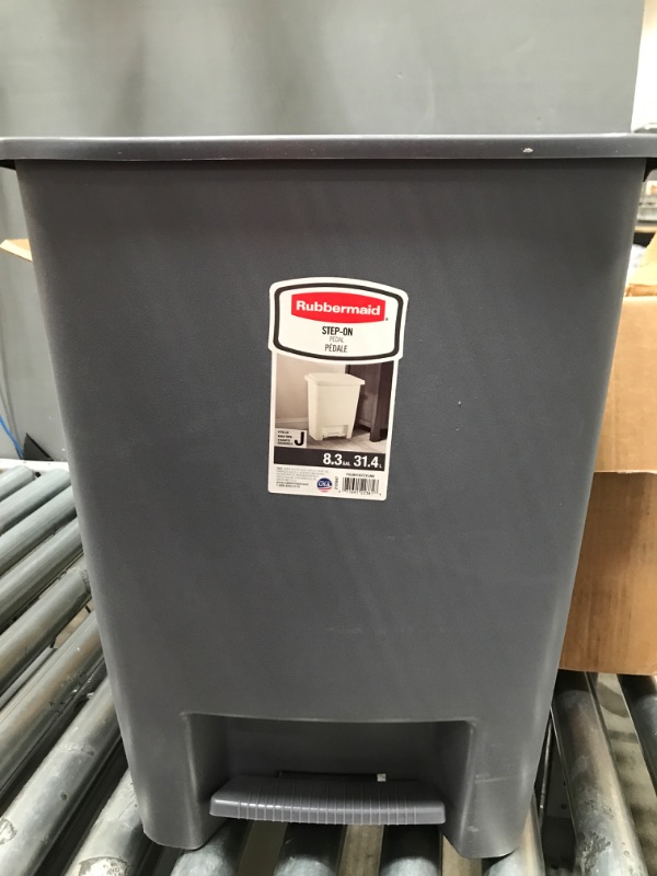 Photo 1 of 8.25-Gal. Step-On Wastebasket [Set of 6]
