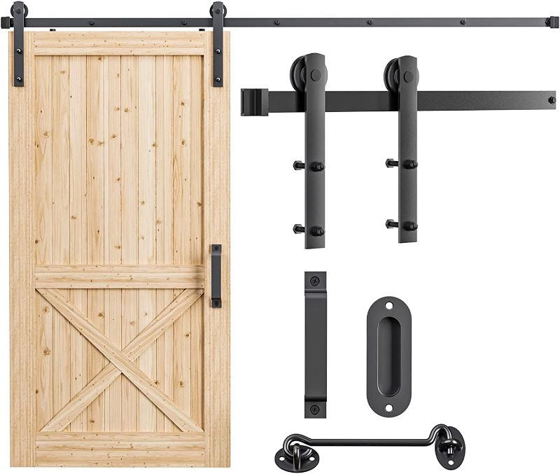 Photo 1 of  Sliding Barn Door Hardware Kit Heavy Duty