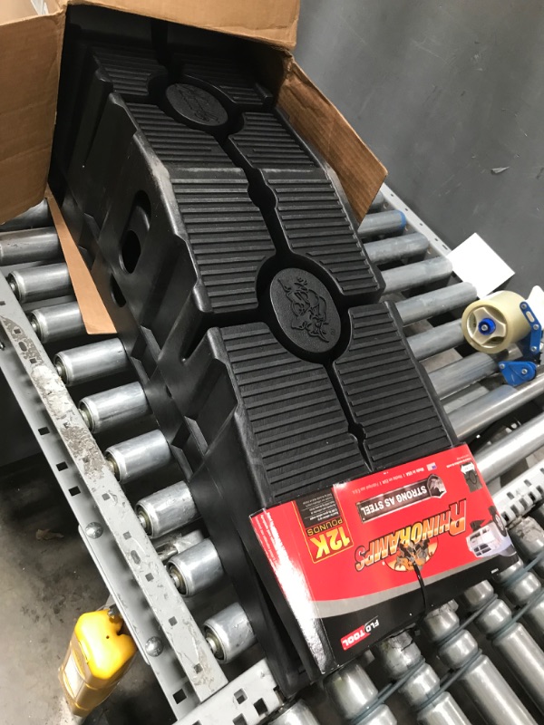 Photo 1 of RhinoGear 11909ABMI RhinoRamps Vehicle Ramp - Pair (12,000lb. GVW Capacity) Frustration-Free Packaging