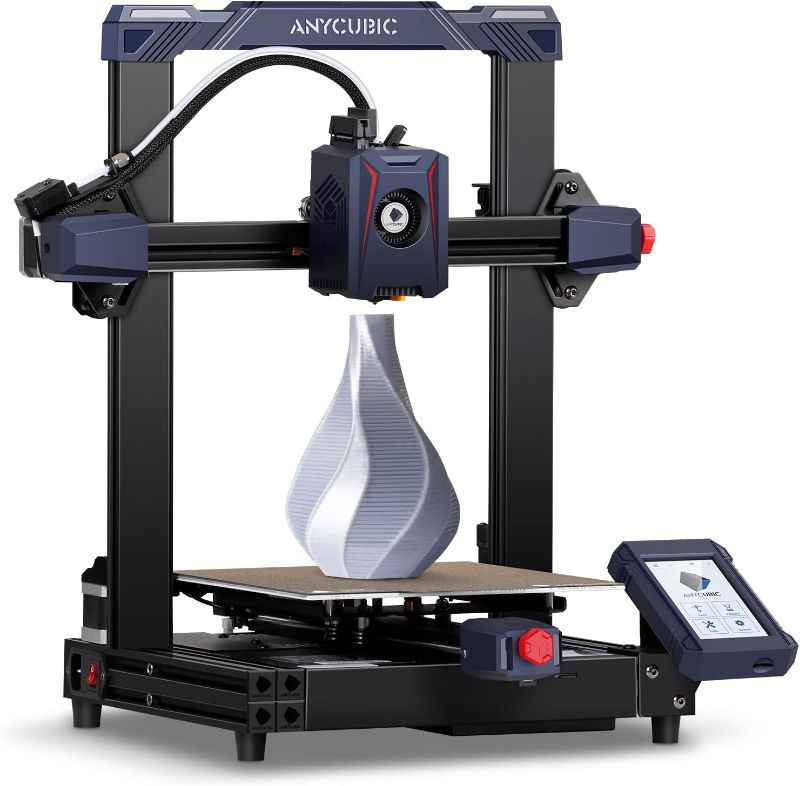 Photo 1 of ANYCUBIC Kobra 2 3D Printer, 6X Faster Firmware Upgrades 300mm/s Max Print Speed LeviQ 2.0 Auto Leveling with Dual-Gear Extrusion System Efficient Precise Delivery Fully Open Source 8.7"x8.7"x9.84"
