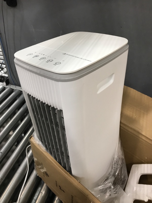 Photo 1 of TEMEIKE Evaporative Air Cooler, 3-IN-1 Portable Air Conditioners for 1 Room, Windowless Swamp Cooler bundle with Mini Air Conditioner (TF02-Gray)
