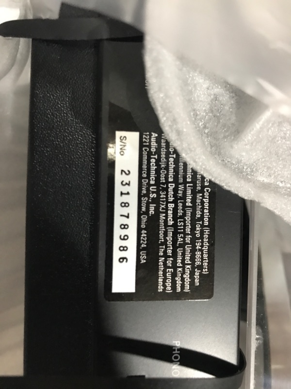 Photo 2 of Audio-Technica AT-LP60X-GM Fully Automatic Belt-Drive Stereo Turntable, Gunmetal/Black, Hi-Fi, 2 Speed, Dust Cover, Anti-Resonance, Die-Cast Aluminum Platter
