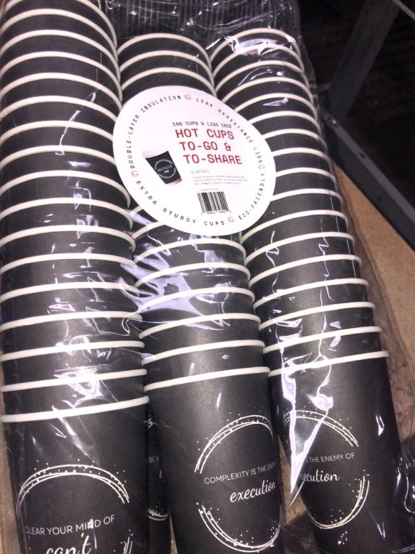 Photo 1 of 100 PK HOT CUPS TO-GO & TO- SHARE
