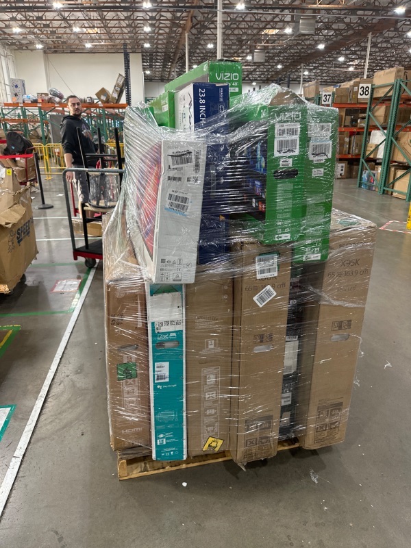 Photo 3 of Pallet Of Broken TV's and 1 Monitor, Sold As Is, No Refunds, No Returns. Items Are Damaged/Nonfunctional And/Or Missing Parts.