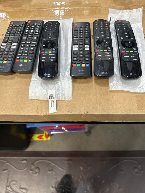 Photo 1 of Bundle of 6 LG TV remotes, New and Used.