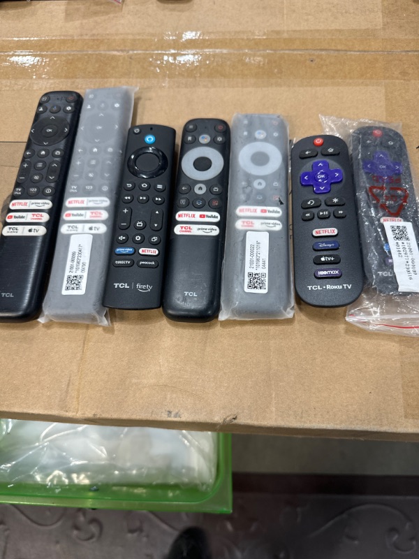 Photo 1 of Bundle of 7 TCL TV remotes. New and Used