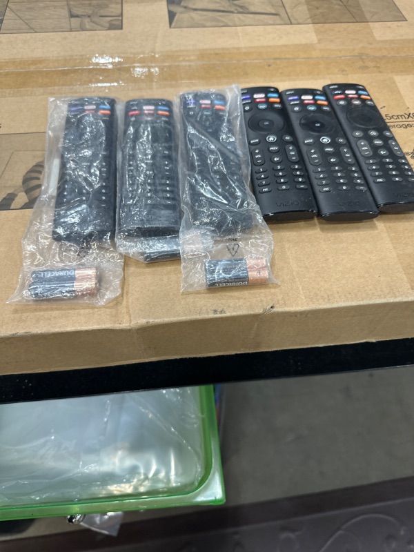 Photo 1 of Bundle of 6 Vizio TV remotes, New and used.