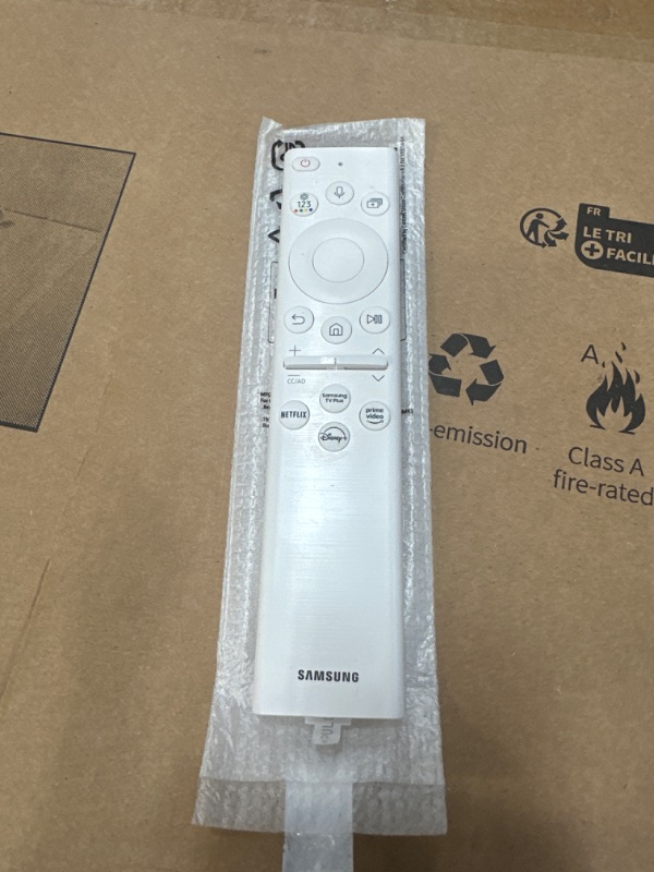 Photo 2 of BN59-01391A Solar Voice Remote for Samsung Frame TV Remote with Bluetooth Rechargeable Solar Cell,