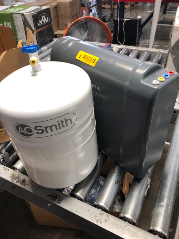 Photo 3 of AO Smith High-Efficiency Reverse Osmosis with SmartFlow™ Technology - Under Sink RO Water Filtration System w/Faucet & Compact Tank- Filters Chlorine & Other Contaminants - Chrome - AOS-HERO-CHR
