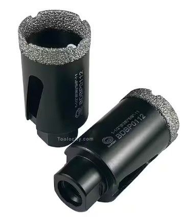 Photo 1 of 1-1/2 in. Brazed Diamond Core Bit/Hole Saw for Granite, Quartzite, Marble, Concrete, Porcelain, Ceramic and Other Stones
