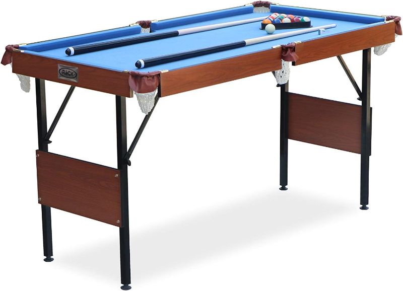 Photo 1 of 
RACK Crux 55-inch Folding Billiard/Pool Table - Portable and Space-Saving Entertainment!
Style:Blue Original