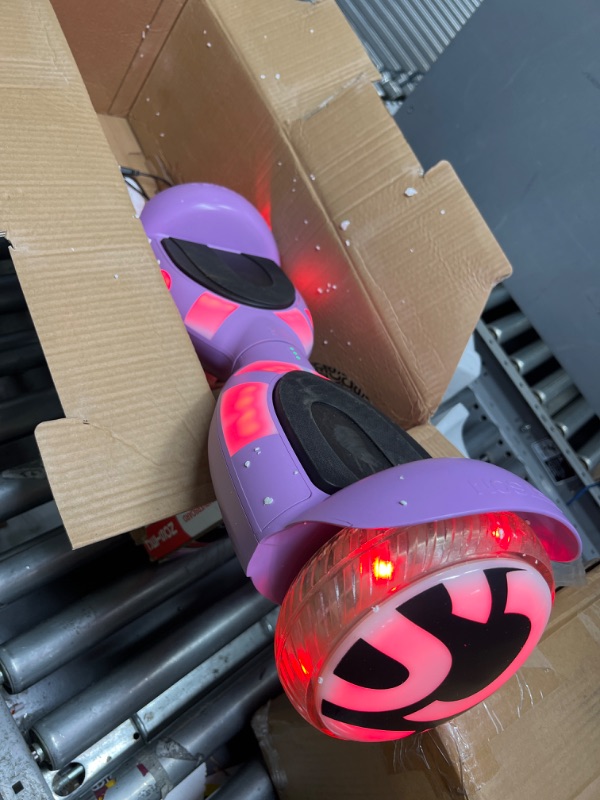 Photo 2 of **DOES NOT WORK** Jetson All Terrain Light Up Self Balancing Hoverboard with Anti-Slip Grip Pads, for riders up to 220lbs Pink